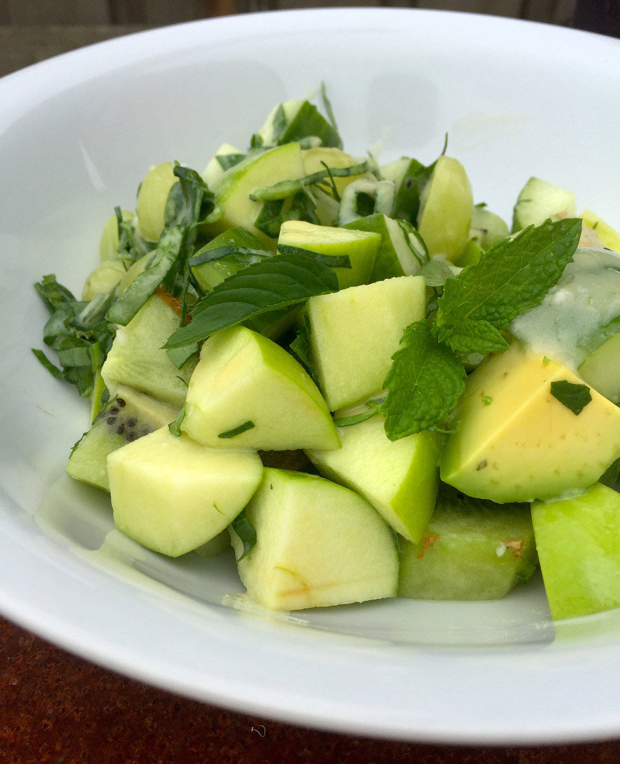 Green Fruit Salad