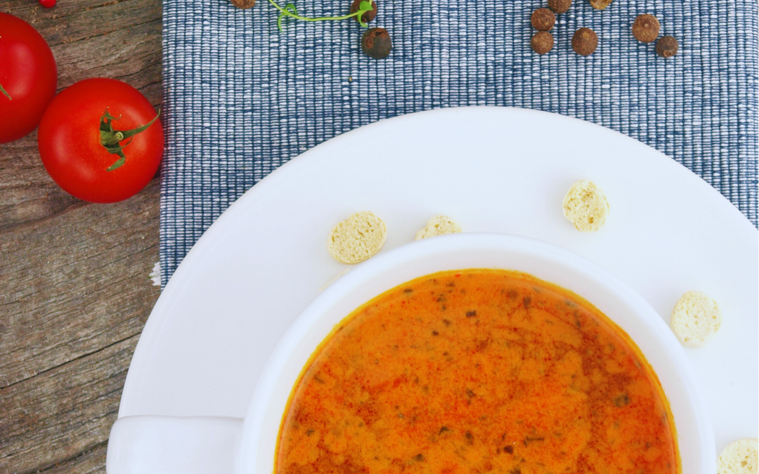 Roast Tomato and Quinoa Soup